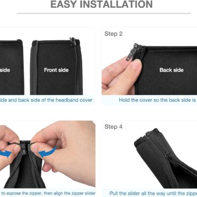 81cpBfJhHGL. AC SL1500 1774308989 9787 Headphone Headband Cover Cushion Compatible with Denon DJ HP700 HP800 HP1000 HP1100 HP2000,DJ MC7000 Headphones Bundle DJ Headphone-Headband Tape Protection