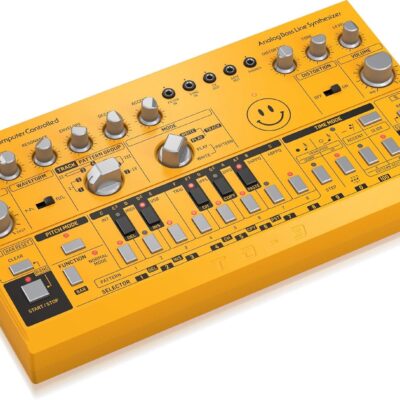 Behringer TD-3-AM Analog Bass Line Synthesizer with VCO, VCF, 16-Step Sequencer, Distortion Effects and 16-Voice Poly Chain