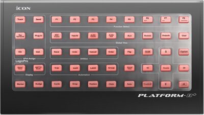 Icon Pro Audio Platform B+ – 50-Button Module for Platform M+ DAW Control Surface