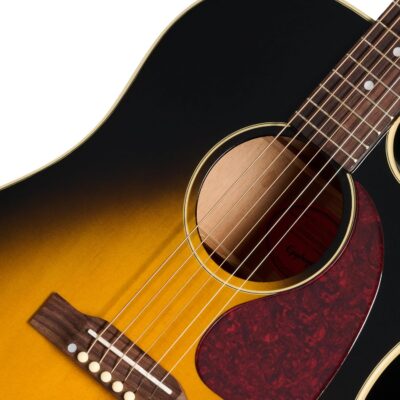 Epiphone Inspired by Gibson J-45 Standard EC, Vintage Sunburst with Bag
