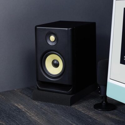 Sound Addicted – Studio Monitor Isolation Pads for 5 Inch Monitors, Pair of Two High Density Acoustic Foam which Fits Most Speaker Stands | SMPad 5
