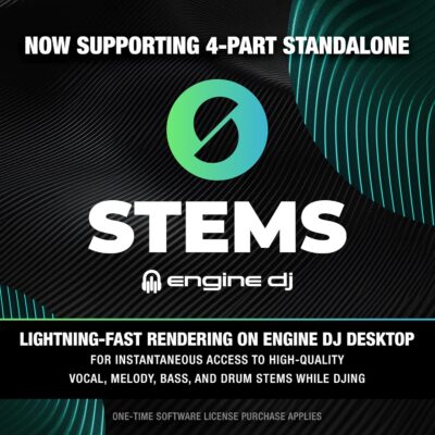 Denon DJ SC LIVE 4 Standalone DJ Controller with Stem Separation on 4-Decks, Wi-Fi Streaming, Build-in Speakers, Serato DJ and Virtual DJ Compatible