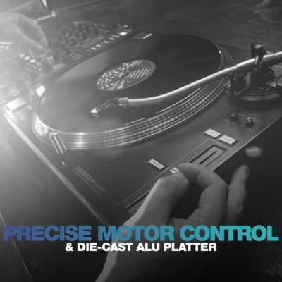 Reloop RP-7000 MK2 Professional Upper Torque Turntable System, Silver