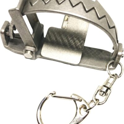 81hpM32sV2S. AC SL1500 Trappy – The Original MINI Bear Trap Keychain That Works – DESTROY Chips and Crackers!