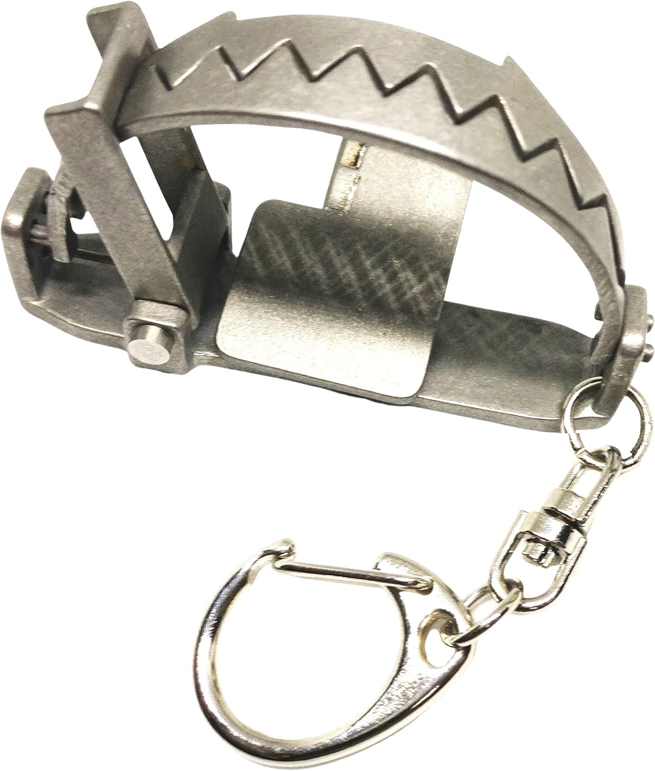 Trappy – The Original MINI Bear Trap Keychain That Works – DESTROY Chips and Crackers!