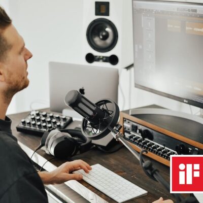 beyerdynamic M 70 PRO X Dynamic Broadcast Microphone for Streaming and podcasting with XLR Connector incl. pop Filter and Shock Mount