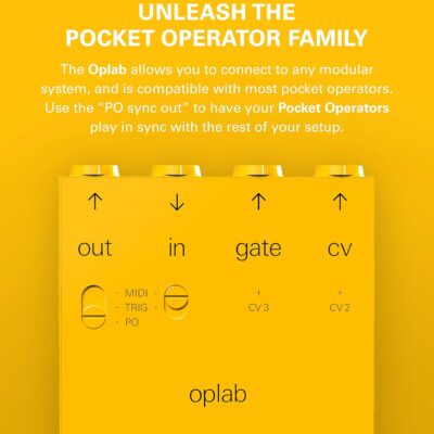 teenage engineering ZM-1 oplab module expansion accessory kit for OP–Z portable synthesizer and multimedia sequencer