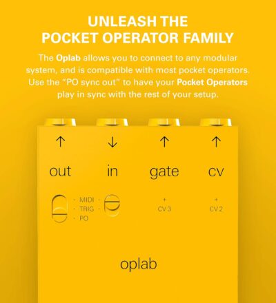 teenage engineering ZM-1 oplab module expansion accessory kit for OP–Z portable synthesizer and multimedia sequencer