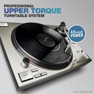 Reloop RP-7000 MK2 Professional Upper Torque Turntable System, Silver