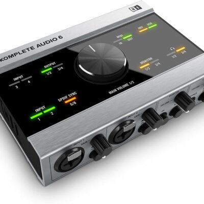 Native Instruments Komplete Audio 6 USB Audio Interface with Recording, DJ, Synth, and Production Software