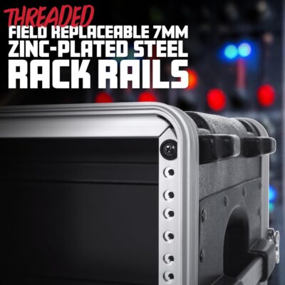 81iotCHUp6L. AC SL1500 Gator Cases Lightweight Molded 6U Rack Case with Heavy Duty Latches, Standard 19.25 Depth (GR-6L)