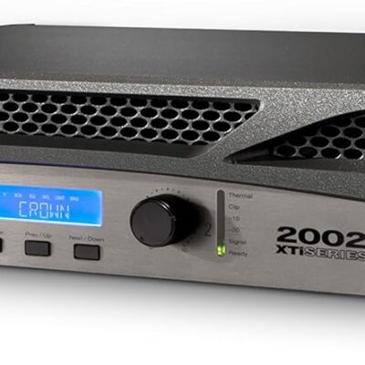 81jXzukShQL. AC SL1500 Crown XTi2002 Two-channel, 2000-Watt at 4Ω Bridged, 800-Watt at 4Ω Dual, Pro Power Amplifier. Gray
