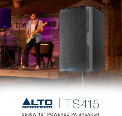 81kDvz44TpL. AC SL1500 ALTO TS415 2500W 15 Powered PA Speaker with 3 Channel Mixer, Bluetooth Streaming, Wireless Loudspeaker Linking, DSP App