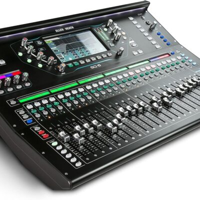 Allen & Heath SQ-6 Digital Mixer, 48 Input Channels, 7 Colour Touchscreen, 24 Onboard Preamps, 25 Faders, 16 SoftKeys AES Digital Output