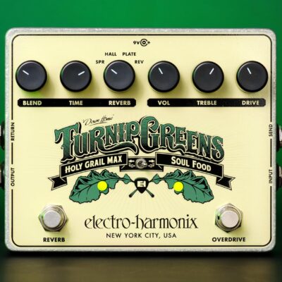 Electro-Harmonix Turnip Greens Overdrive/Reverb Multi-Effect Pedal