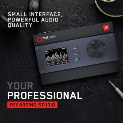 Antelope Audio Zen Tour Synergy Core Audio Interface – 18 X 26 Desktop Thunderbolt 3 & USB Interface w/Onboard FX DSP Audio Processor – Portable Studio Audio Mixer for Recording Music, Podcast & More