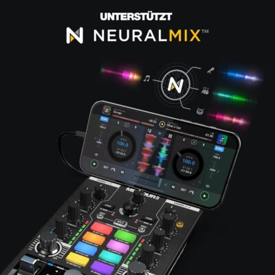 Reloop Mixtour Pro High-quality, ultra-portable, all-in-one four-deck DJ controller with audio interface