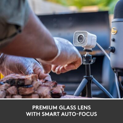 Logitech StreamCam Premium Webcam for Streaming and Content Creation, Full HD 1080p 60 fps,Works with Microsoft Teams, Google Meet, Zoom, Nintendo Switch 2s new GameChat mode, for PC/Mac– Off-White