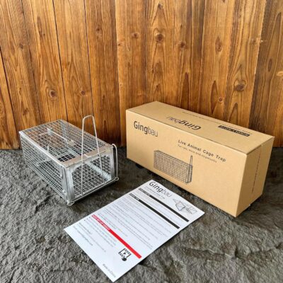 81menSoLhuL. AC SL1500 Gingbau Rat Chipmunk Trap Humane Live Mouse Vole Cage Trap