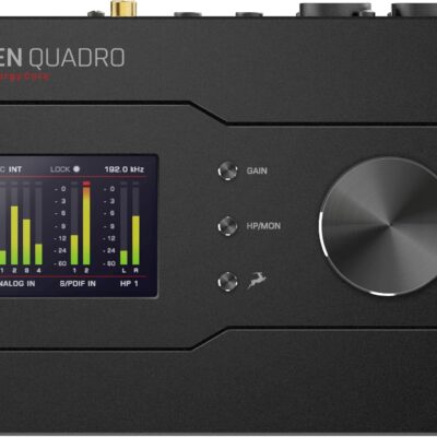 Antelope Audio Zen Quadro Synergy Core + Antelope Audio Edge Note Small Diaphragm Condenser Modeling XLR Microphone (Pair)