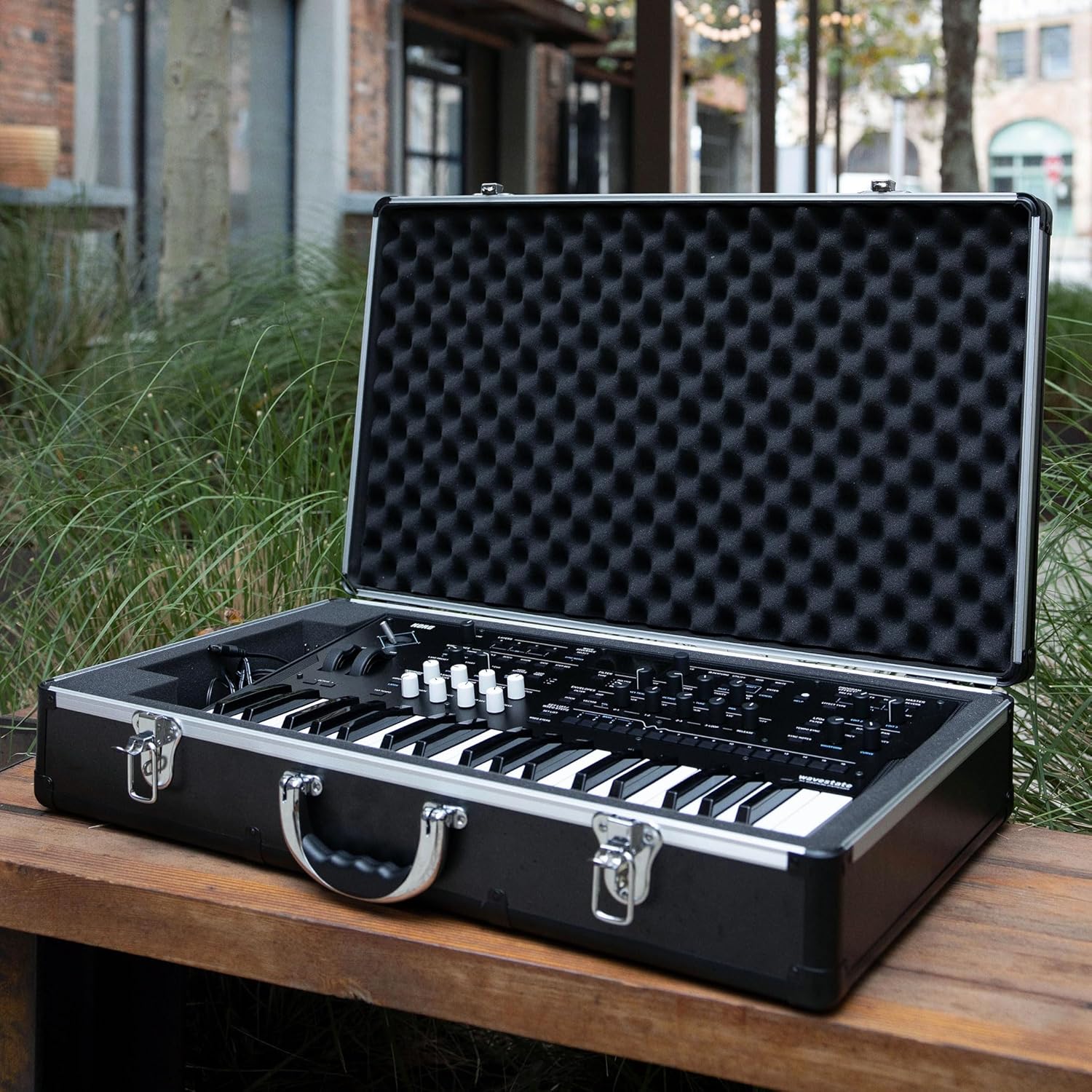 ANALOG CASES Korg Wavestate & Multi/Poly Case, Compatible with Modwave, Opsix & KingKorg Neo – Ultra-Lightweight UNISON Hard Case