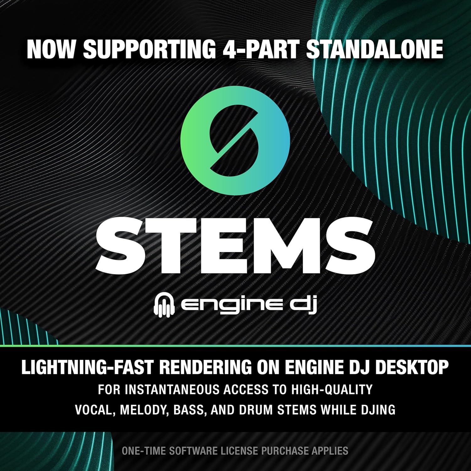 Denon DJ SC LIVE 4 WHITE – Standalone DJ Controller with Stems on 4-Decks, Wi-Fi Streaming, Build-in Speakers, Serato DJ and Virtual DJ Compatible