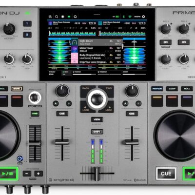 81p0r4vhsOL. AC SL1500 Denon DJ PRIME GO+ Portable DJ Controller and Mixer with Stem Separation, 2 Decks, Wi-Fi Streaming, Bluetooth, Lights Control, 7 Screen and Battery