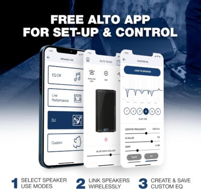 81q9rzLkizL. AC SL1500 ALTO TS410 2000W 10 Powered PA Speaker with 3 Channel Mixer, Bluetooth Streaming, Wireless Loudspeaker Linking, DSP App