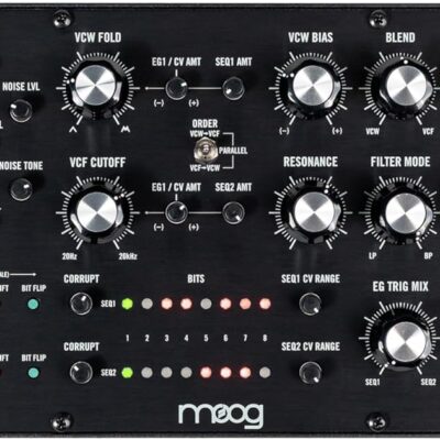 MOOG Labyrinth – Semi-Modular Parallel Generative Analog Synthesizer with Dual Sequencer, Dual Oscillators, VC Wavefolder, VC Filter, Patch Bay
