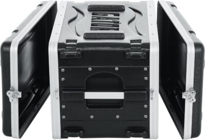 81qF1edOIqL. AC SL1500 Gator Cases Lightweight Molded 6U Rack Case with Heavy Duty Latches, Shallow 14.25 Depth (GR-6S)