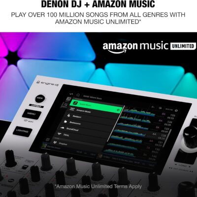 81qoirvqLvL. AC SL1500 Denon DJ SC LIVE 4 WHITE – Standalone DJ Controller with Stems on 4-Decks, Wi-Fi Streaming, Build-in Speakers, Serato DJ and Virtual DJ Compatible