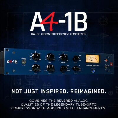 Antelope Audio A4-1B Optical Compressor — Optical Tube Compressor w/Analog Signal Path & Custom Transformers — DAW Integration, Remote Control & Automation — Analog Automated Opto Valve Compressor