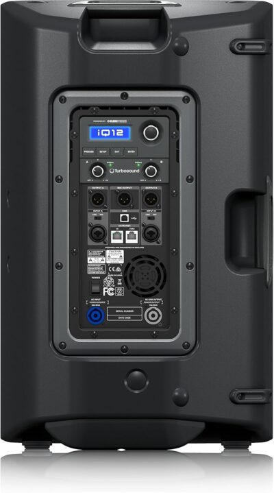 Turbosound 2500W 2-Way 12 Speaker Home Audio/Video Product Black (IQ12)