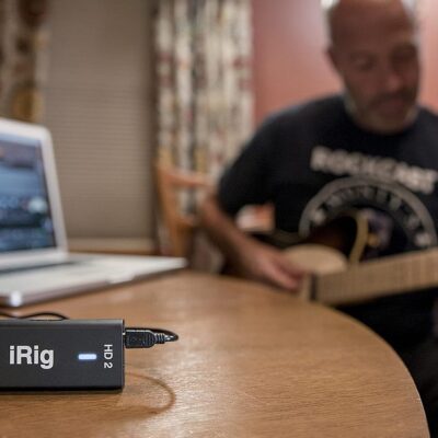 IK Multimedia iRig HD 2 guitar audio interface for iPhone, iPad, Mac, iOS and PC with USB-C, Lightning and USB cables and 24-bit, 96 kHz music recording