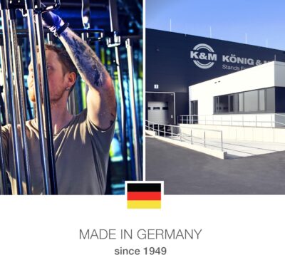 K&M Konig & Meyer 18811.000.55 Keyboard Stacker | Compatible w/ K&M Omega Table Style Stand | Add Keyboard, Laptop, Midi Controller, Mixer | Height/ Tilt/ Width Adjustment | Steel | German Made Black