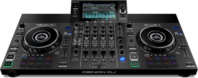 Denon DJ SC LIVE 4 Standalone DJ Controller with Stem Separation on 4-Decks, Wi-Fi Streaming, Build-in Speakers, Serato DJ and Virtual DJ Compatible