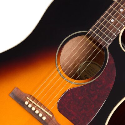 Epiphone J-45 Studio EC Acoustic Electric, Vintage Sunburst with Bag