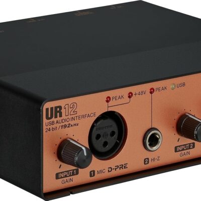 81vYWnA0McL. AC SL1500 Steinberg UR Series UR12 Black/Copper Audio Interface with Cubase AI and Cubase AI