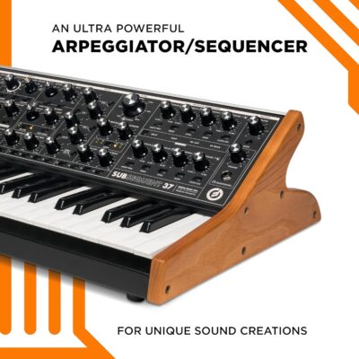 MOOG Subsequent 37 Paraphonic Analog Synthesizer and MIDI Keyboard with 37 Semi Weighted Keys, Headphone Amp, 256 Presets, Screen and Software Editor