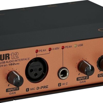 81wUMVJlUuL. AC SL1500 Steinberg UR Series UR12 Black/Copper Audio Interface with Cubase AI and Cubase AI