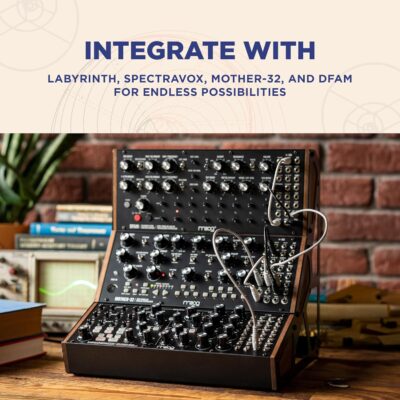 81xPiGyD7TL. AC SL1500 MOOG Subharmonicon Semi-Modular Analog Polyrhythmic Synthesizer with Dual Sequencer, MIDI, and Patch Bay