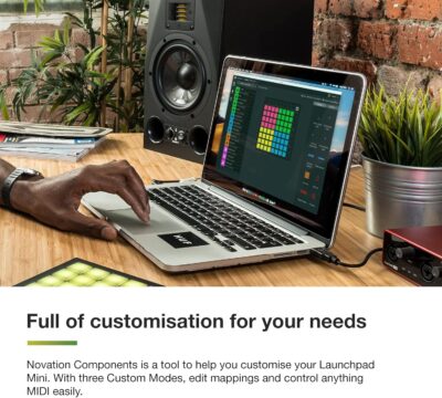 Novation Launchpad Mini [MK3] — Portable MIDI 64-Pad, USB Grid Controller for Ableton Live and Logic Pro Performances