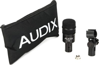 81yDvX2ZeLL. AC SL1500 AUDIX D2 Hypercardioid Dynamic Instrument Microphone for Kick Drums, Toms, and Bass Instruments