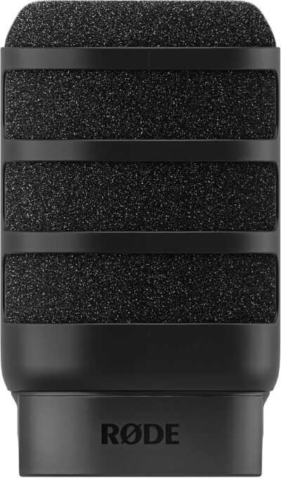 Rode PodMic USB Dynamic Broadcast Microphone with Black WS14 Pop Filter