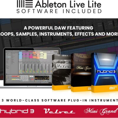 81zFOzu1eQL. AC SL1500 Akai Professional APC40 MKII – USB MIDI Controller for 1 to 1 Mapping with Ableton Live Lite with 5×8 Clip Launch Matrix, Knobs and Faders, Pro Software Suite Included