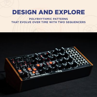 81zGzU7kGL. AC SL1500 MOOG Subharmonicon Semi-Modular Analog Polyrhythmic Synthesizer with Dual Sequencer, MIDI, and Patch Bay