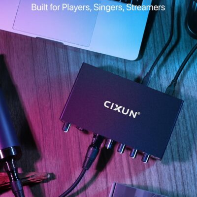 81zhfYL12L. AC SL1500 2×2 USB-C Audio Interface for PC/Mac Recording, 24-bit/192kHz, Dual TS/XLR Inputs, +48V Phantom Power, Studio/Podcast/Streaming (Matte Black)