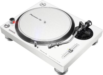 Pioneer DJM-250MK2 2-channel DJ Mixer with Pioneer PLX-500 White Direct Drive Turntables (Pair)
