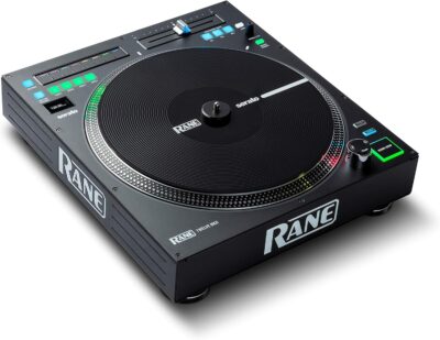 Twelve MKII | 12-Inch Motorized Vinyl & Numark Scratch | Two-Channel DJ Scratch Mixer for Serato DJ Pro (Included)