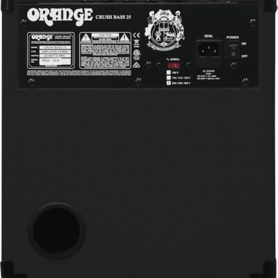 91 M5RHIZVL. AC SL1500 Orange Crush Bass 25W Bass Guitar Combo Amp, Black
